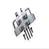 GPM 6Pcs Set Upgrades Aluminum Servo Mount for 1/24 4WD SCX24 Deadbolt (AXI90081) RC Cars (Gray) view 1