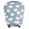 Copper Pearl Multi-Use Cover: Car Seat Covers, Nursing Cover, and Stroller Cover for Sun - Stretchy Fabric, All-Season Use, Stylish Designs, Easy Access for Moms - Slugger view 1