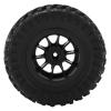 HAOX RC Car Tires Tyre Wheel, RC Car Tires Wheel Antislip Shock Absorption Excellent Strong Grip 4PCS for MN D90 D91 D96 D99 for WPL B14 B24 C14 C24(R789S Silver) view 3