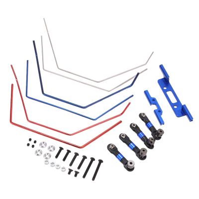 RC Anti Roll Bar Kit, Metal Front and Rear Wide Sway Bar Kit Repair Parts High Hardness Replacement for Slash 2WD for 1/10 RC Car