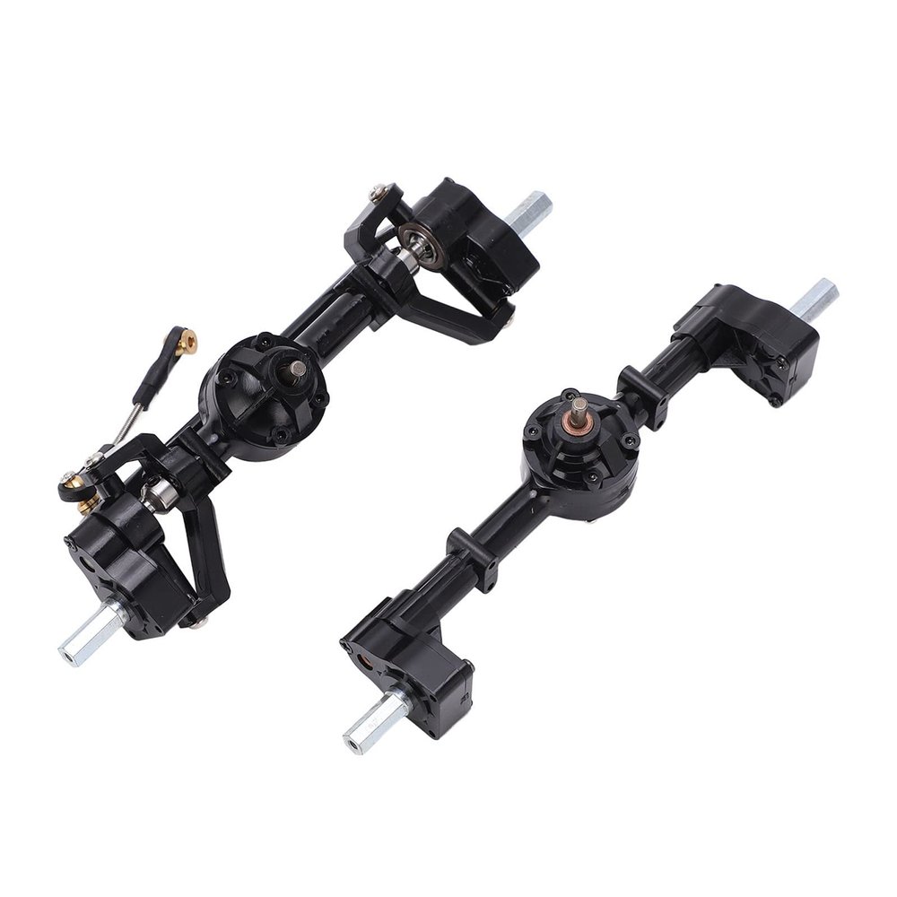 HAOX Front Rear Bridge Axle Gear Box, Small Size Durable Fine Workmanship Front Rear Axle Gear Box with Screw for WPL FY 1:16 RC Car for B14 B24 C14 C24 C34
