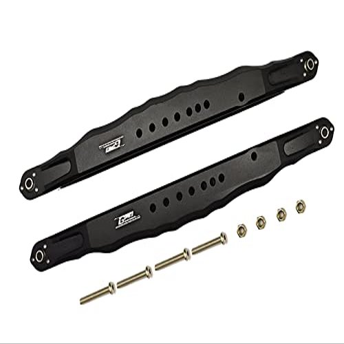 GPM for 1/6 4WD Super Baja Rey 2.0 LOS05021 Aluminum Rear Lower Trailing ARMS -10PC Set (Black)
