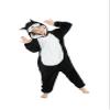 ACOGNA Cat Onesie Kids Costume for Girls Plush Animal One Piece Pajamas Halloween Christmas Cosplay Teen Sleepwear (Black Cat, 12-13 years) view 3