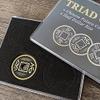 SUMAG Triad Coins (Chinese Palace Coin) Magic Tricks Three Coin Appear Vanish Magic Magician Close up Illusion Gimmicks Mentalism Prop (Morgan Size) view 3