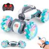 PREPOP Gesture Sensing RC Stunt Car, Birthday for Age 6 7 8-12 13+ Year Old Boys - Cool Toys for Kids, Hand Controlled Remote Control Twist Vehicle with Lights & Music, 4WD Rotating view 1