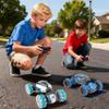 PREPOP Gesture Sensing RC Stunt Car, Birthday for Age 6 7 8-12 13+ Year Old Boys - Cool Toys for Kids, Hand Controlled Remote Control Twist Vehicle with Lights & Music, 4WD Rotating view 2