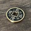 SUMAG Triad Coins (Chinese Palace Coin) Magic Tricks Three Coin Appear Vanish Magic Magician Close up Illusion Gimmicks Mentalism Prop (Half Dollar Size) view 2