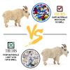 LC JoyCre Goat Figurine 8PCS Goat Toy Set Sheep Toys Farm Animal Figurines Goat Decor Sheep Figurine Kids Preschool Toy Goat Gifts view 3