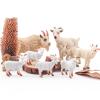 LC JoyCre Goat Figurine 8PCS Goat Toy Set Sheep Toys Farm Animal Figurines Goat Decor Sheep Figurine Kids Preschool Toy Goat Gifts view 4