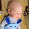 AISITE Platinum Silicone Reborn Baby Dolls Boy - 18 Inch Full Silicone Baby Boy Eyes Closed, Christmas&Birthday Gifts, Suitable for 3+ view 2