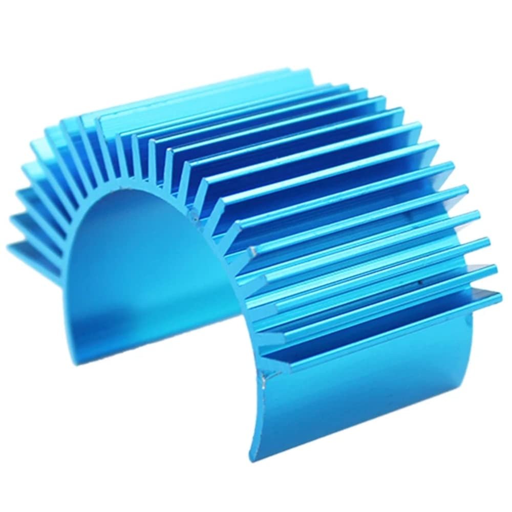 KingVal Replacement Metal 540 Motor Radiator Heat Sink RC Parts Compatible with WLtoys 1/12 12428 12427 12423 A959-B A969-B A979-B K929-B RC Car (Blue)