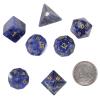 Nupuyai Healing Sodalite Crystal D&D Polyhedral Dice Set with Box for Dungeons and Dragons, Set of 7 Table Top Game Dice for RPG MTG Roleplaying Collection view 2