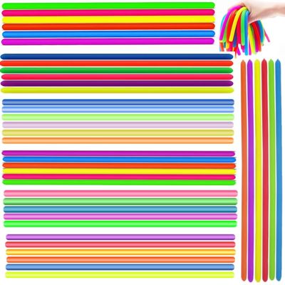 150 Packs Monkey noodles including: 4 sizes, 5 Packs Sizes of 30 X 1.1cm, 10 Packs Sizes of 24 X 0.8cm, 10 Packs Sizes of 22 X 0.7cm , 125 Pack Sizes of 18 X 0.5cm