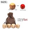 4Pcs/Set Creative Zodiac Dice Set - 2 Pairs 12 Constellation Symbol Pattern Dices for Game Divination Accessory (Version2(2 Pairs)) view 3