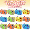 ArtCreativity 12Pcs Kids Toy Camera Projector with Images in Viewfinder - Battery Operated Toddler Camera for Kids with Wild Animal Slides, Kids Birthday Party Favor, Safari Party Favors view 2