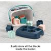 Fisher-Price Stacking Toy Babys First Blocks Set of 10 Shapes for Sorting Play for Infants Ages 6+ Months, Navy Fawn (Amazon Exclusive) view 4