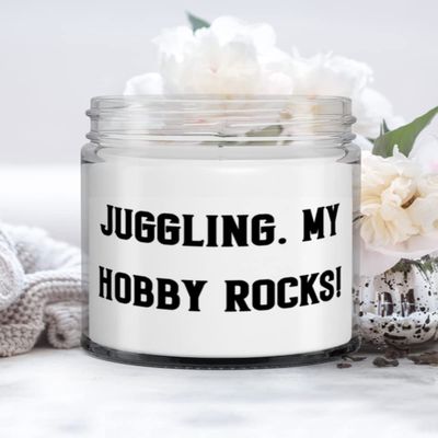 Juggling. My Hobby Rocks! Juggling Candle, Nice Juggling Gifts, For Friends
