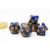 Bescon Mini Two Tone Polyhedral RPG Dice Set Middle Earth, 10MM Small Dice Set D4-D20 view 1