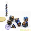 Bescon Mini Two Tone Polyhedral RPG Dice Set Middle Earth, 10MM Small Dice Set D4-D20 view 2
