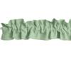 Zen Creative Designs Solid Poplin Sleeve Topper Window Valance Top Bottom Ruffle Home Dcor Bedroom Nursery Kitchen Window (58" Wide x 5" Tall, Sage) view 1