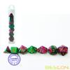 Bescon Mini Two Tone Polyhedral RPG Dice Set Wizard Jungle, 10MM Small Dice Set D4-D20 view 3