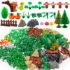 BroTex Plants Tree Accessories Jungle - Botanical Parts Bricks Flower Leaf Forest Flower Plants Pieces Building Blocks Set, Animals Farm Squirrel Birds Grass Garden House Toy (Without Baseplate) view 1