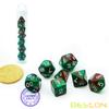 Bescon Mini Two Tone Polyhedral RPG Dice Set Camouflage, 10MM Small Dice Set D4-D20 view 2