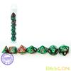 Bescon Mini Two Tone Polyhedral RPG Dice Set Camouflage, 10MM Small Dice Set D4-D20 view 3