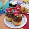 Bradley University Braves Cupcake Picks Toppers Decoration Set of 6 view 4
