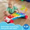 Fisher-Price Baby Learning Toy Giant Light-Up Xylophone, Pull-Along Pretend Musical Instrument for Developmental Play Toddlers Ages 9+ Months view 3
