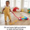 Fisher-Price Baby Learning Toy Giant Light-Up Xylophone, Pull-Along Pretend Musical Instrument for Developmental Play Toddlers Ages 9+ Months view 4