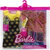 Barbie Fashions 2-Pack Clothing Set, 2 Outfits Doll Include Shirt, Shorts & Kimono, Sleeveless Sunflower Dress & 2 Accessories view 3