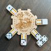 Prnnt Mexican Train Hub Dominoes Domino Games Birthday Gift Wedding Gift Personalized Games Custom Dominoes Game Custom Gift Family Name view 1