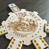 Prnnt Mexican Train Hub Dominoes Domino Games Birthday Gift Wedding Gift Personalized Games Custom Dominoes Game Custom Gift Family Name view 4
