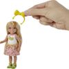 Barbie Chelsea Doll & Accessories, Blonde Small Doll with Removable Banana-Print Skirt, Puppy, Pet Bed & More view 2