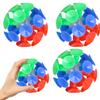 The Dreidel Company 6-Pack Suction Throwing Balls Toys for Kids, Toss and Stick Balls with Mini Suction Cups, Indoor and Outdoor Play, Party Favors for Boys and Girls, 2" Inch, (54mm) view 1