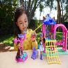 Enchantimals City Fun Playground Playset with 2 Sibling Small Dolls, 2 Animal Figures & Accessories, City Tails Toy Set with Sibene Squirrel view 2