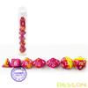 Bescon Mini Two Tone Polyhedral RPG Dice Set Candy Fable, 10MM Small Dice Set D4-D20 view 3
