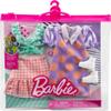 Barbie Fashions 2-Pack Clothing Set, 2 Outfits Doll Include Polka Dot Blouse & Gingham Skirt, Polka Dot Dress & 2 Accessories view 3