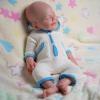 AISITE 18 Inch Full Silicone Baby Boy - Realistic Platinum Silicone Reborn Baby Dolls Eyes Closed, Christmas and Birthday Gifts for 3+ view 3