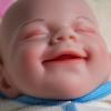 AISITE 18 Inch Full Silicone Baby Boy - Realistic Platinum Silicone Reborn Baby Dolls Eyes Closed, Christmas and Birthday Gifts for 3+ view 4