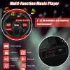 INFANS Kids Ride on Car Truck with 2.4G Remote Control, 12V Battery Powered Electric Cars for Kids w/3 Speeds, Battery Display, LED Lights, Safety Belt, Music & Horn, Bluetooth/FM/USB (Red) view 4