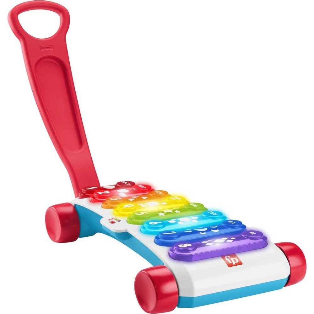Fisher-Price Baby to Toddler Learning Toy Giant Light-Up Xylophone Pull-Along Musical Activity with Smart Stages for Infants Ages 9+ Months