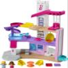 Fisher-Price Little People Barbie Toddler Toy Little DreamHouse Playset with Music Lights Sounds & 7 Pieces for Ages 18+ Months view 1