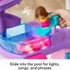 Fisher-Price Little People Barbie Toddler Toy Little DreamHouse Playset with Music Lights Sounds & 7 Pieces for Ages 18+ Months view 4