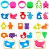 FRIMOONY Dough Tools Set for Kids, Various Animal Molds, Rolling Pins, Random Color, 47 PCS view 4