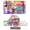 Polly Pocket Sweet Adventures Rainbow Mall, 3 Floors, 9 Play Areas, 35+ Accessories Including 3-inch Polly Doll, Great Gift Ages 4 Years Old & Up view 1