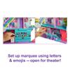 Polly Pocket Sweet Adventures Rainbow Mall, 3 Floors, 9 Play Areas, 35+ Accessories Including 3-inch Polly Doll, Great Gift Ages 4 Years Old & Up view 4