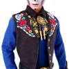 Barbie Signature Fashion Doll, 2022 Da De Muertos Ken Collectible Wearing Shirt, Vest & Sombrero with Calavera Face Paint view 4