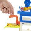 Hot Wheels City Toy Car Track Set, Attacking Shark Escape Playset with 1:64 Scale Vehicle, Multiple Levels, Kid-Powered Lift, Race to Escape, Storage view 3